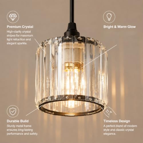 Long Chandeliers for High Ceilings (6 Count)