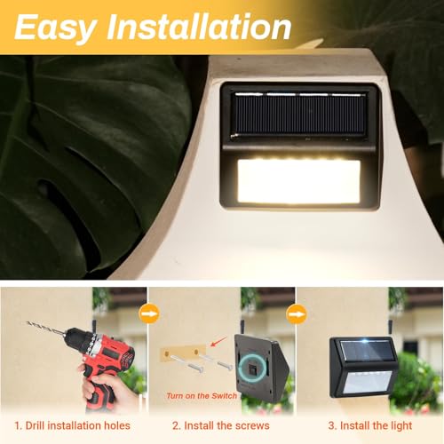 Bright Solar Fence Lights
