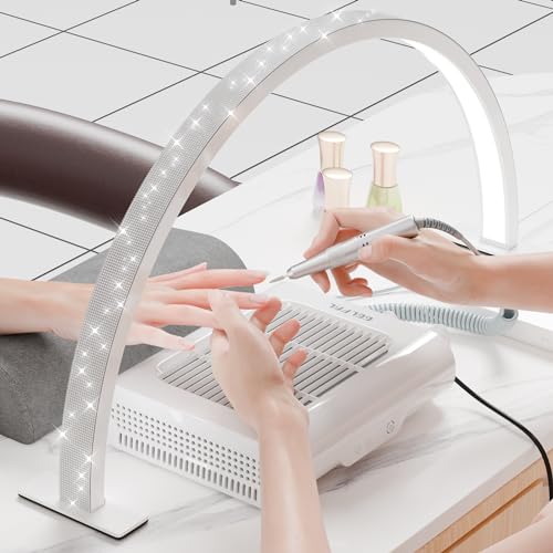 Large Half Moon Light for Nail Desk