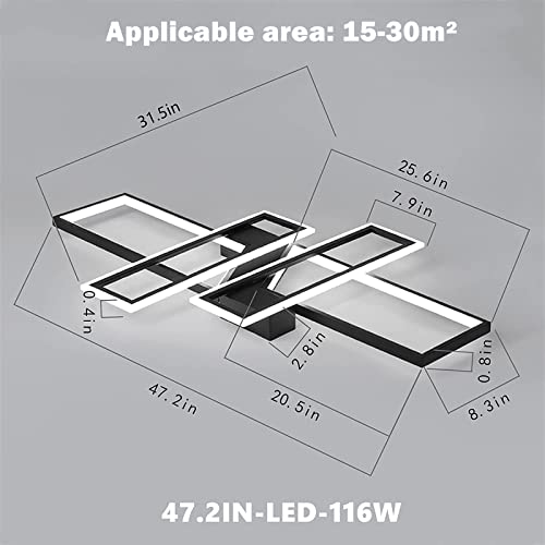 Modern Ceiling Light Bedroom 47" Led Kitchen Light Fixtures