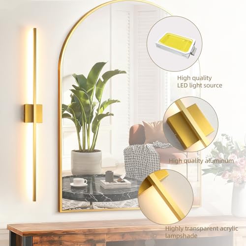 Gold Wall Sconces Set of Two (2 Count)