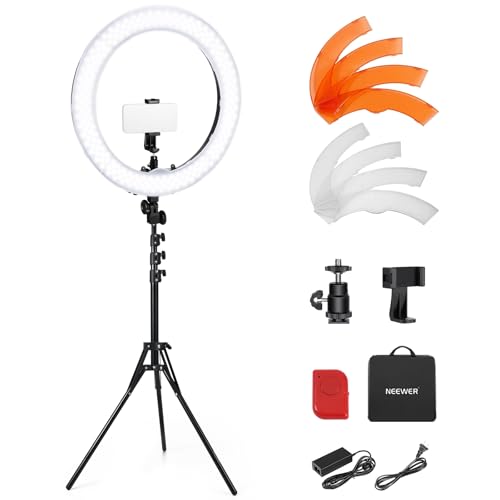 55W 18" 45cm Ring Light Kit [New Version]