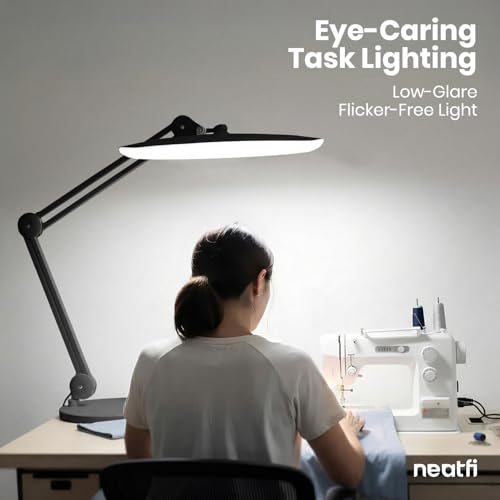 XL 2200 Lumens 20W LED Desk Lamp with Clamp