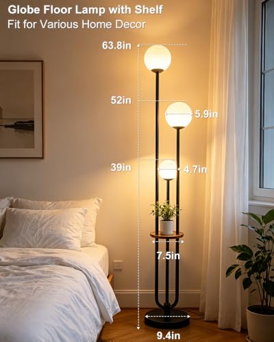 Dimmable Floor Lamp for Living Room 3 (3 Count)