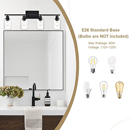 4 Light Modern Bathroom Lighting Fixtures