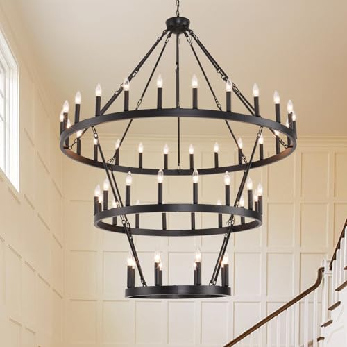 53" Large Chandelier for High Ceilings 3