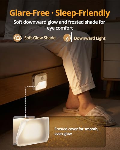 Rechargeable Sync Motion Sensor Night Lights (6 Count)