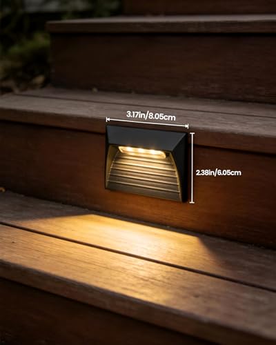 4 Pack Outdoor Step Lights