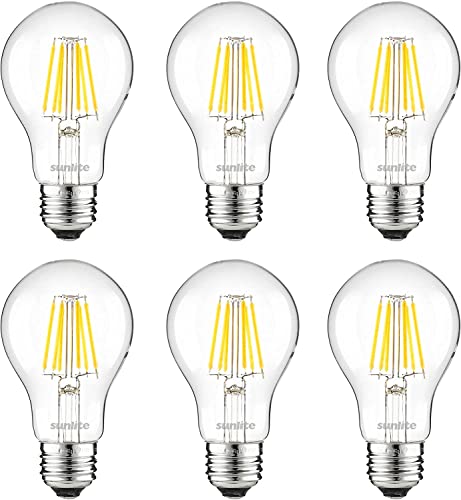 41753 LED Edison A19 Light Bulb 5.5 Watts (6 Count)