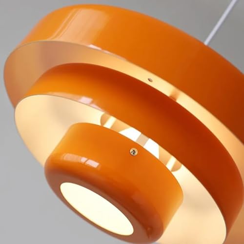 Orange Danish Modern Pendant Lamp