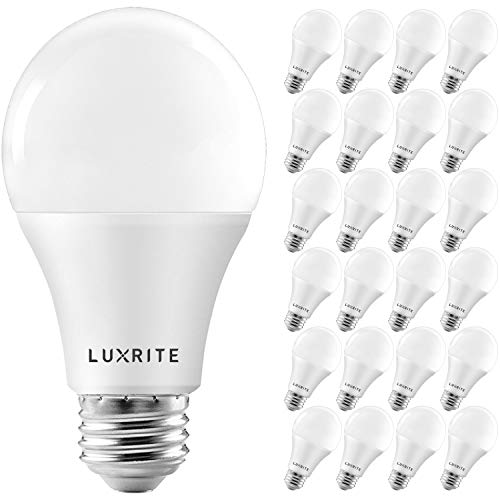 A19 LED Light Bulbs 100 Watt Equivalent Dimmable (24 Count)