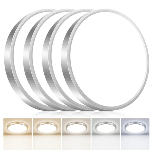 4PACK Flush Mount LED Ceiling Light Fixture