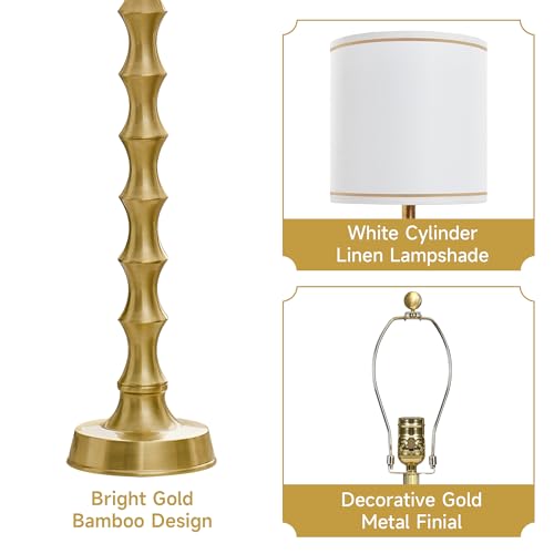 30.5" Modern Buffet Table Lamps Set of 2 (2 Count)