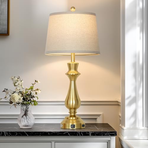 Modern Gold Table Lamp for Living Room