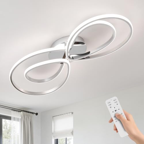 Modern LED Ceiling Light (Chrome)