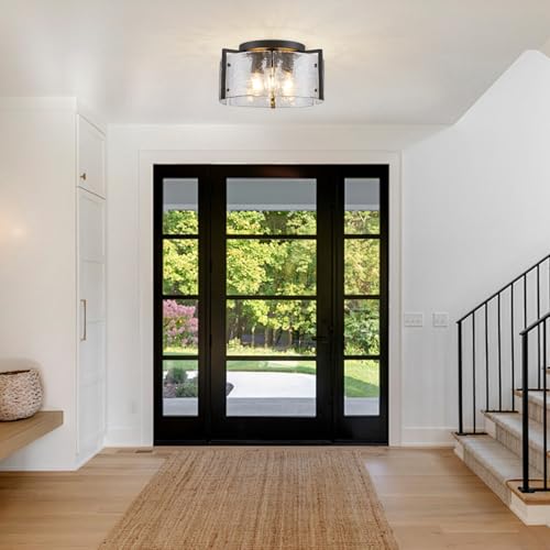 14.2“ Semi Flush Mount Ceiling Light Fixture