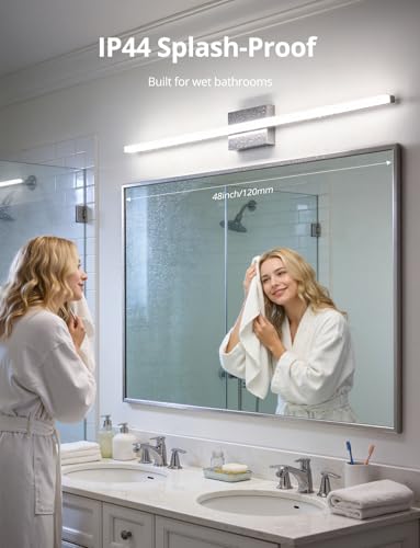 Bathroom Vanity Light Fixtures Above Mirror