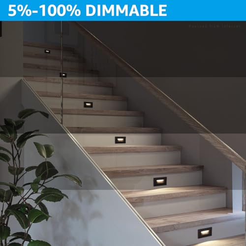 3 Pack 5CCT 120V LED Step Lights (3 Count)
