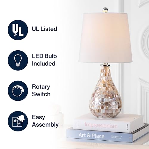 Mona Coastal Mini LED Table Lamp 20.5" Bedside