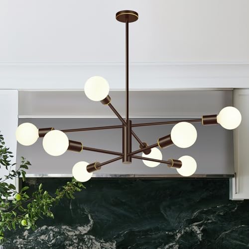 11" 52" Height Adjustable Modern Chandelier Ceiling Light Fixture