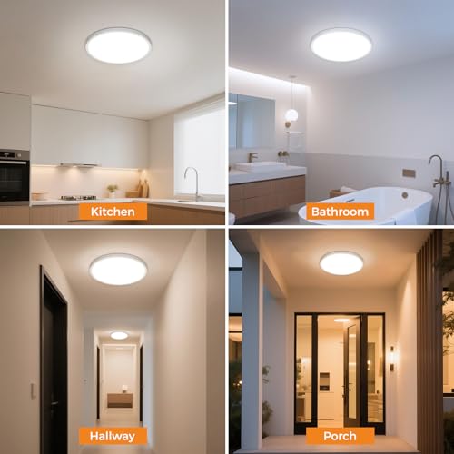 1Pack LED Flush Mount Ceiling Light Fixture