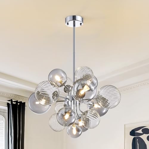Mid Century Bubble Chandelier 8