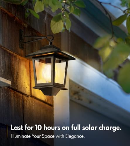 2 Pack Solar Wall Lanterns (2 Count)