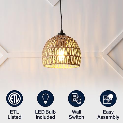 Campana 1 Light Pendant Dome Ceiling Lamp