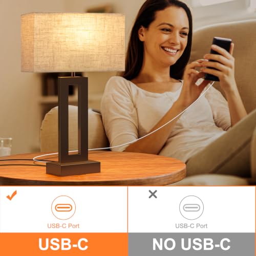 Bedroom Lamps for Night Stands (2 Count)