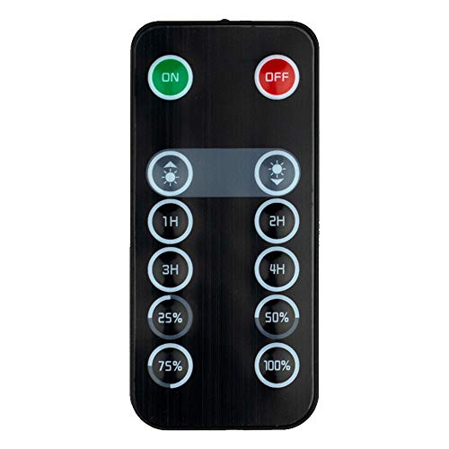 RS-NA-265W Wireless Outdoor LED String Light Dimmer Control Outlet | 265 Max Watts | 100ft Remote Range | ETL Listed, Black