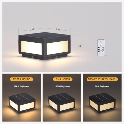 10" Solar Post Lights