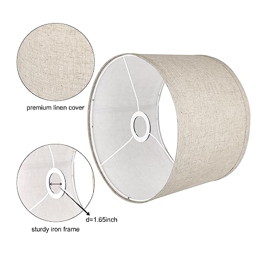 11"x11"x8" Assembly Required Lampshade for Floor Lamp