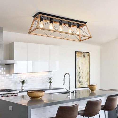 31.5" Flush Mount Ceiling Light Fixture