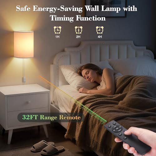 Plug in Wall Sconces Set of Two (2 Count)