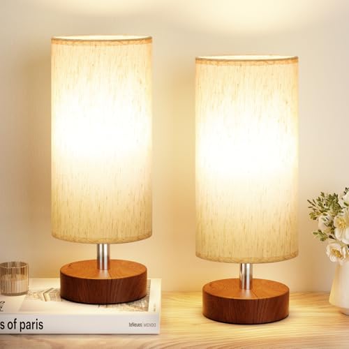 Table Lamps Set of 2 （Cream Shade (2 Count)