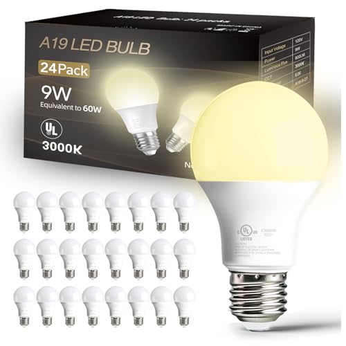 24 Pack A19 LED Bulbs (24 Count)