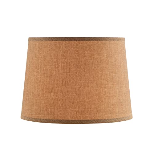 32077 Transitional Hardback Empire Shaped Spider Construction Lamp Shade in Light Brown