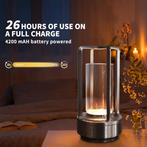 2 Pack Cordless Table Lamps