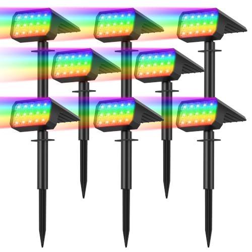Solar Spot Lights Outdoor (8 Count)