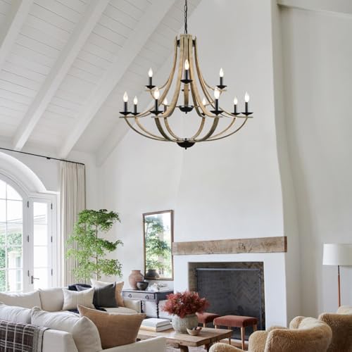 Farmhouse Chandeliers for Dining Room Light Fixture