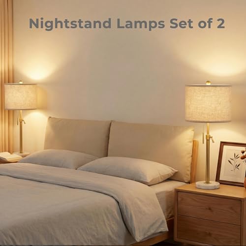 Gold Table Lamps Set of 2 (2 Count)