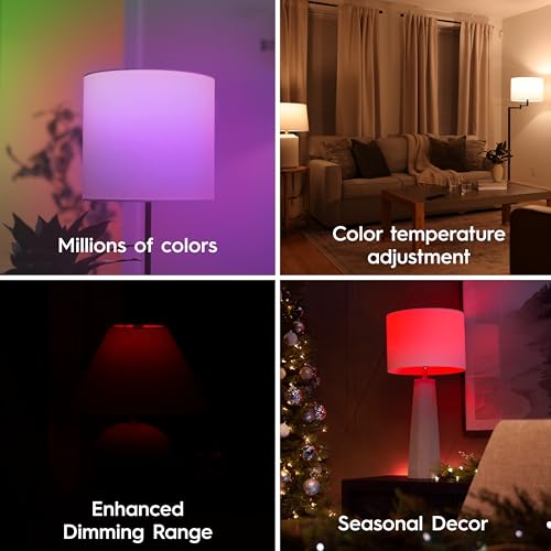 GE A19 LED Smart Light Bulbs (2 Count)