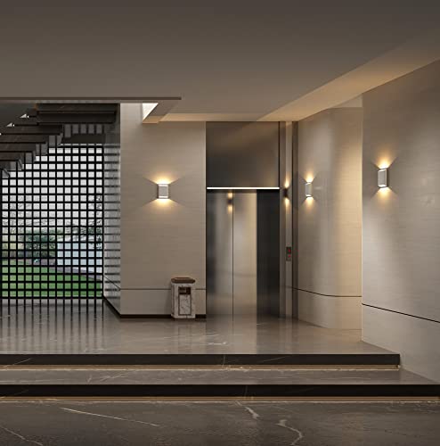 LED Wall Lights Outdoor Wall Sconces Dimmable 15.5W