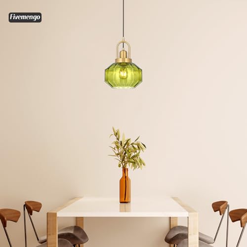 9in Mid Century Modern Pendant Light