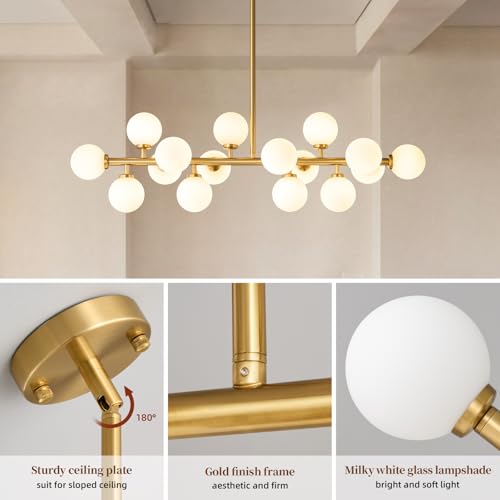 Mid Century Modern Sputnik Chandelier