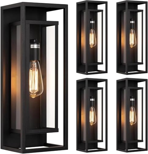 4 Pack 18inch Outdoor Wall Light Fixtures (4 Count)