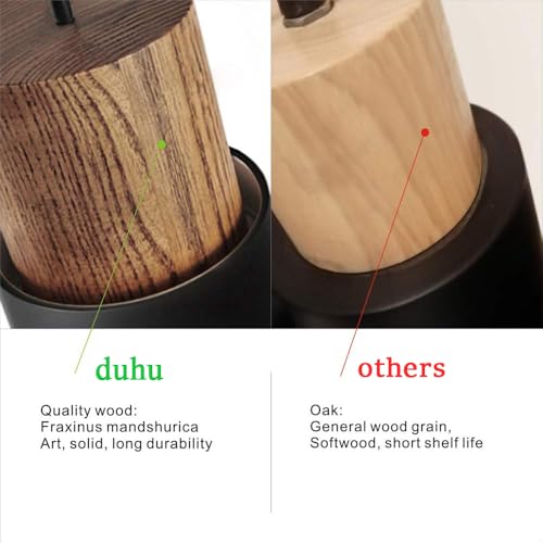 Black and Wood Pendant Light