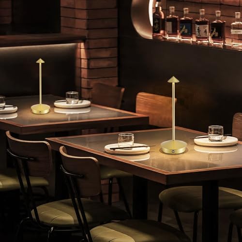 2 Pack Aluminum Cordless Table Lamp (2 Count)