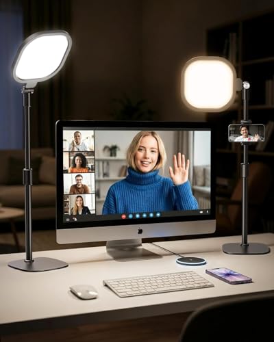 Video Conference Lighting for Zoom with Stand