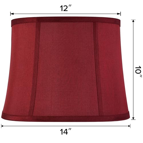Burgundy Lamp Shades Set of 2 (2 Count)